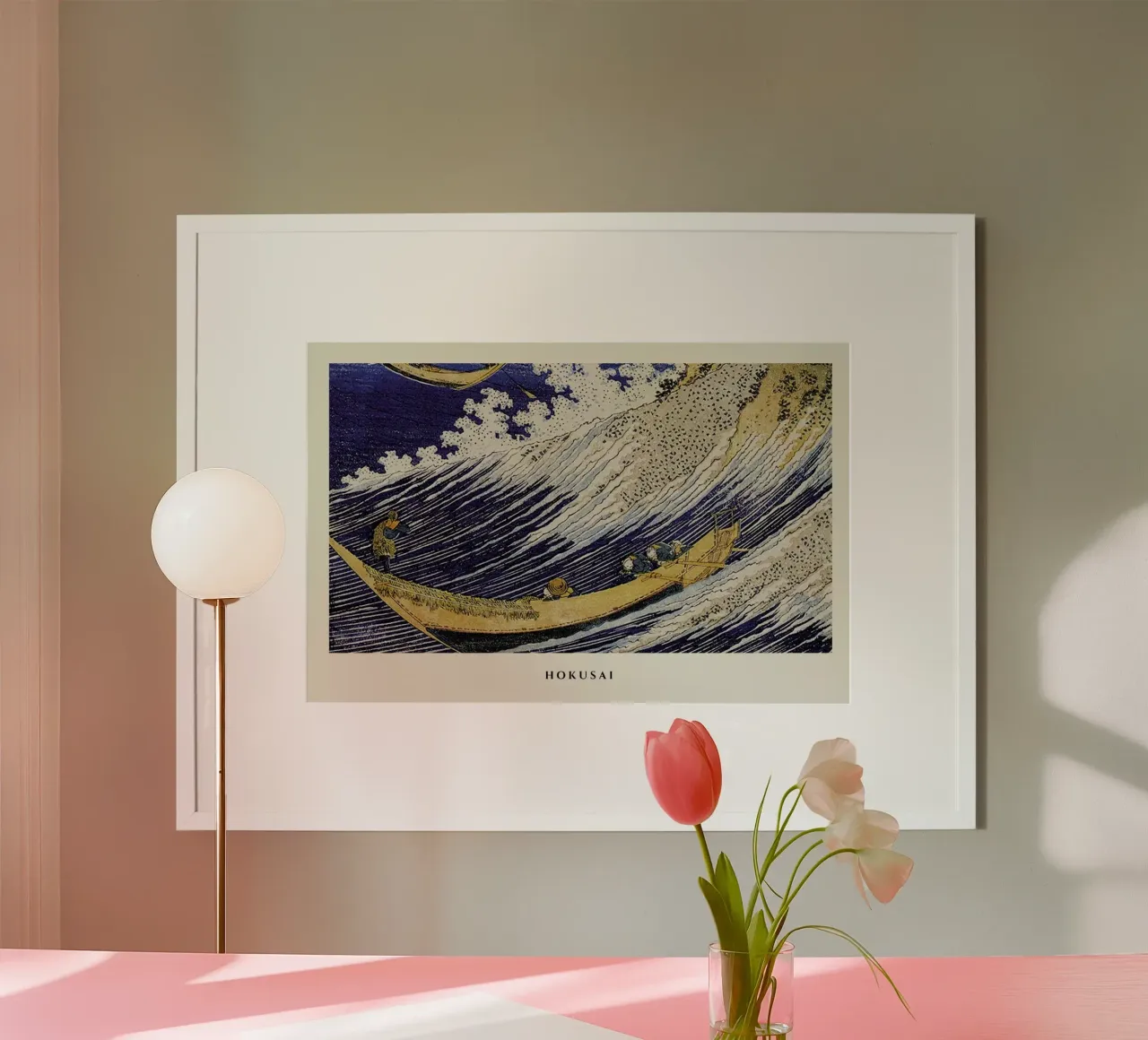 Hokusai - Chôshi in Shimôsa Province II poster van Vintage by JUNIQE