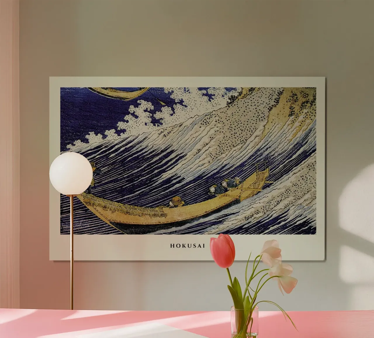 Hokusai - Chôshi in Shimôsa Province II poster van Vintage by JUNIQE