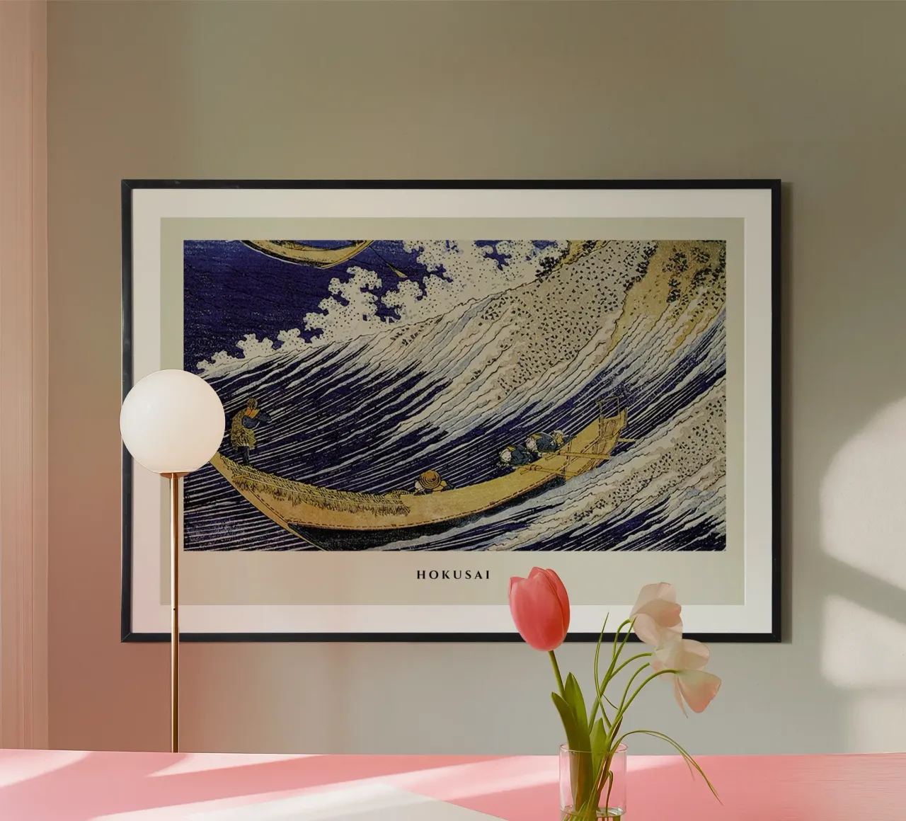 Hokusai - Chôshi in Shimôsa Province II poster van Vintage by JUNIQE