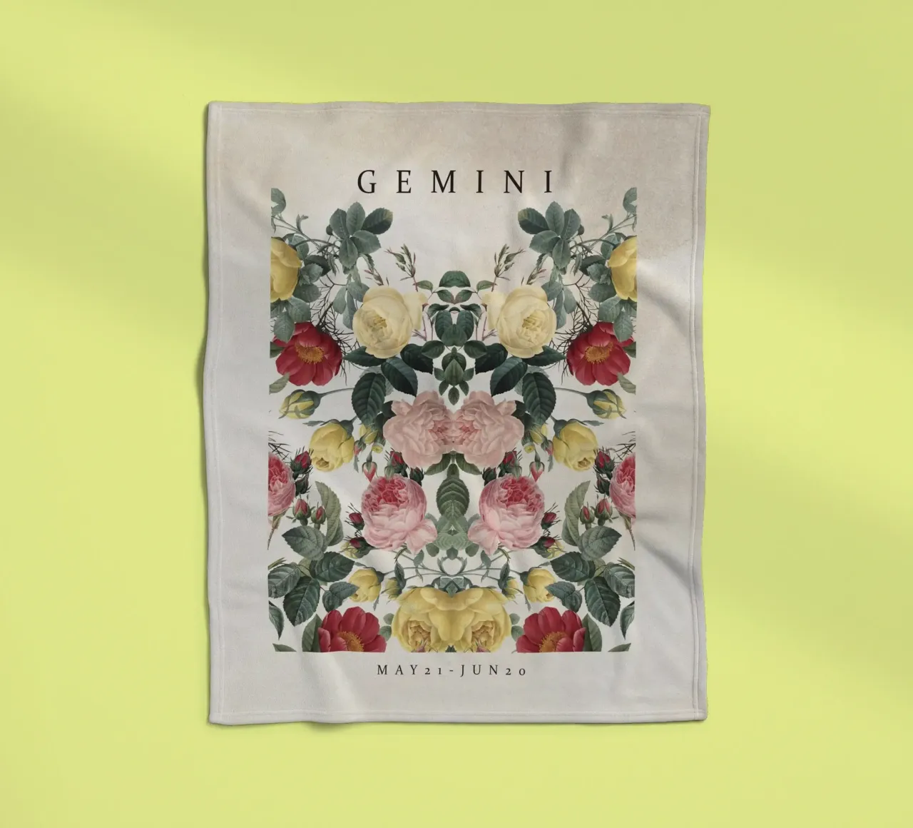 GEMINI coperta in pile da burcukorkmazyurek