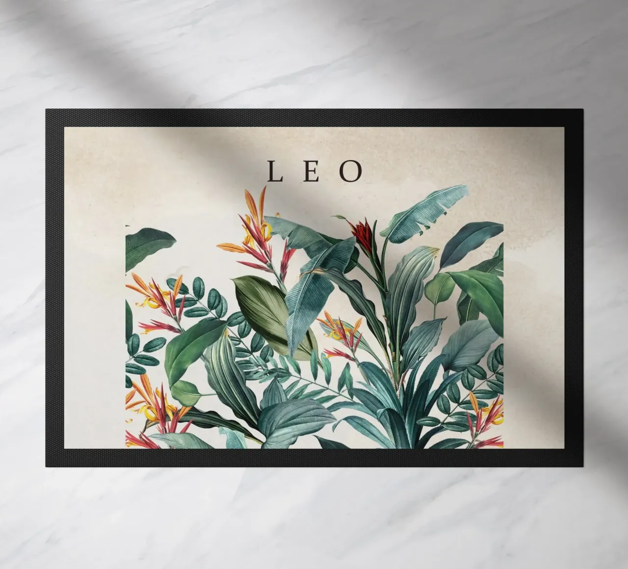 LEO doormat by burcukorkmazyurek