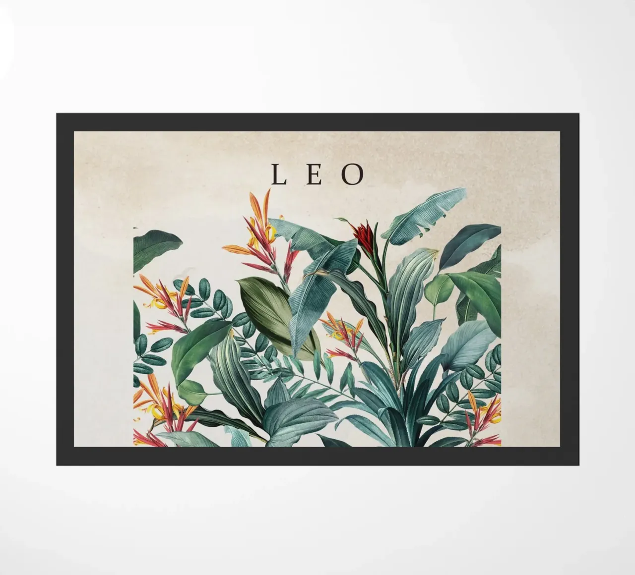 LEO doormat by burcukorkmazyurek