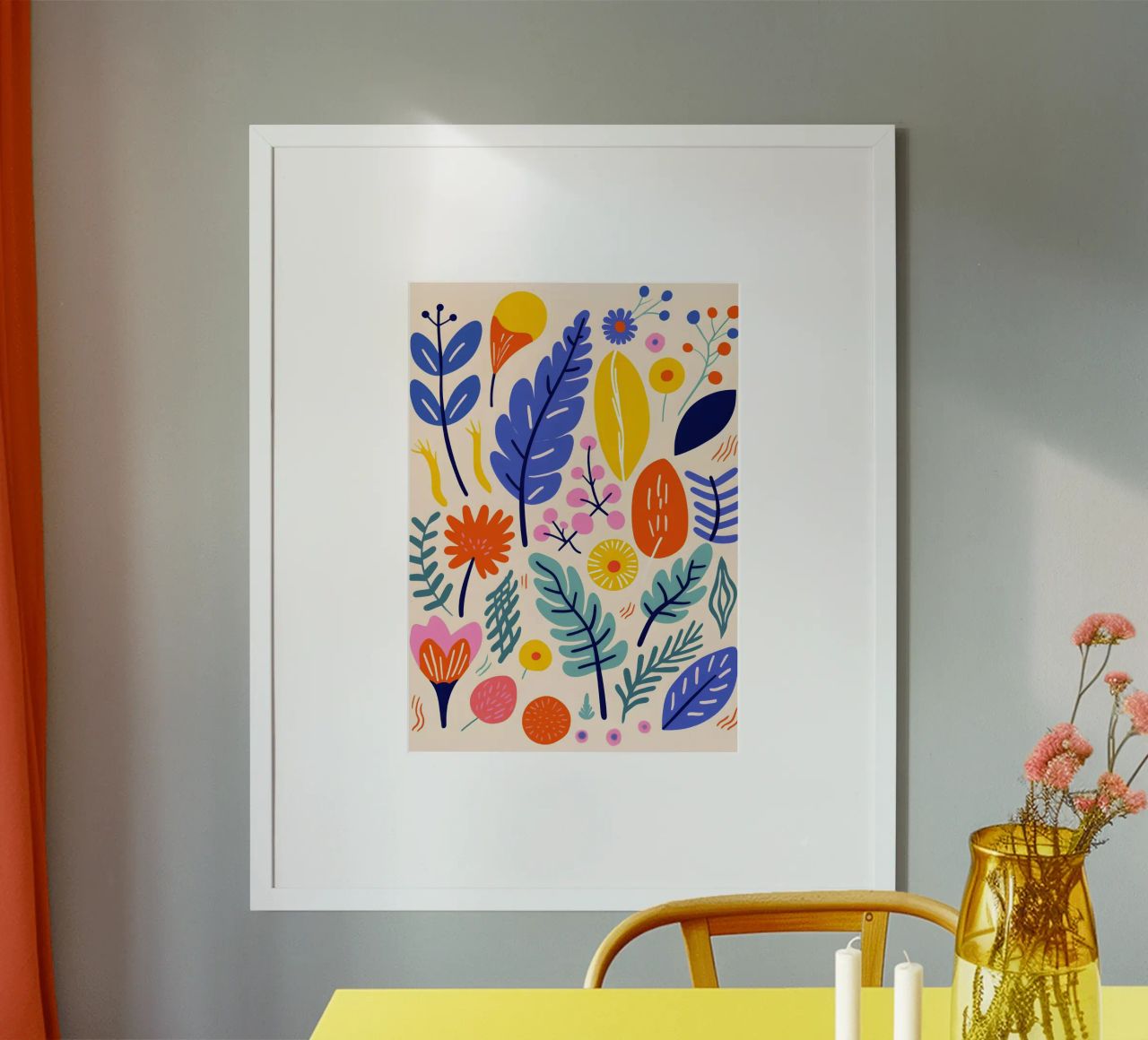 Leaves and flowers poster de LisaArtes