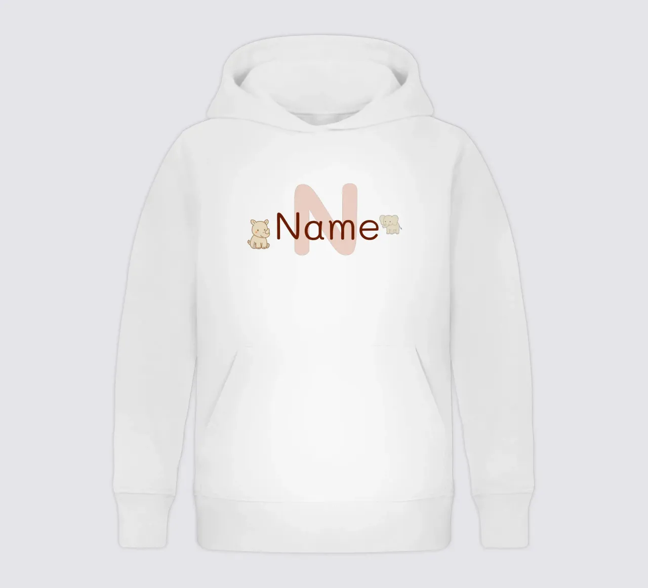 ABC - Alphabet Animals kids hoodie by Personalizable Designs