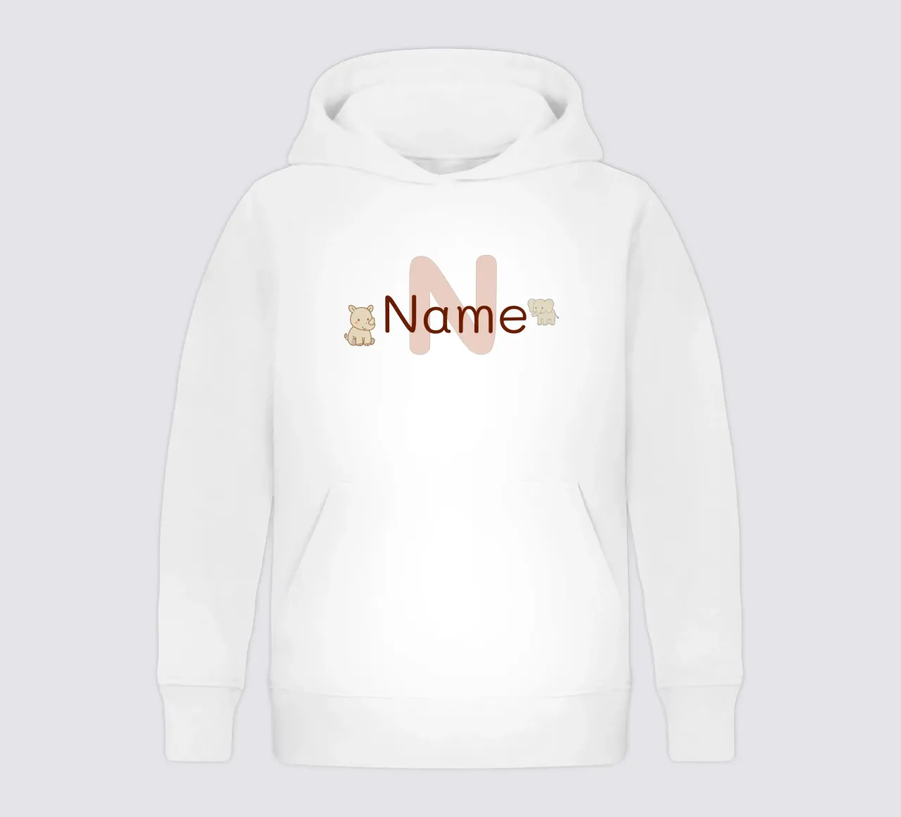 ABC - Alphabet Animals kids hoodie by Personalizable Designs