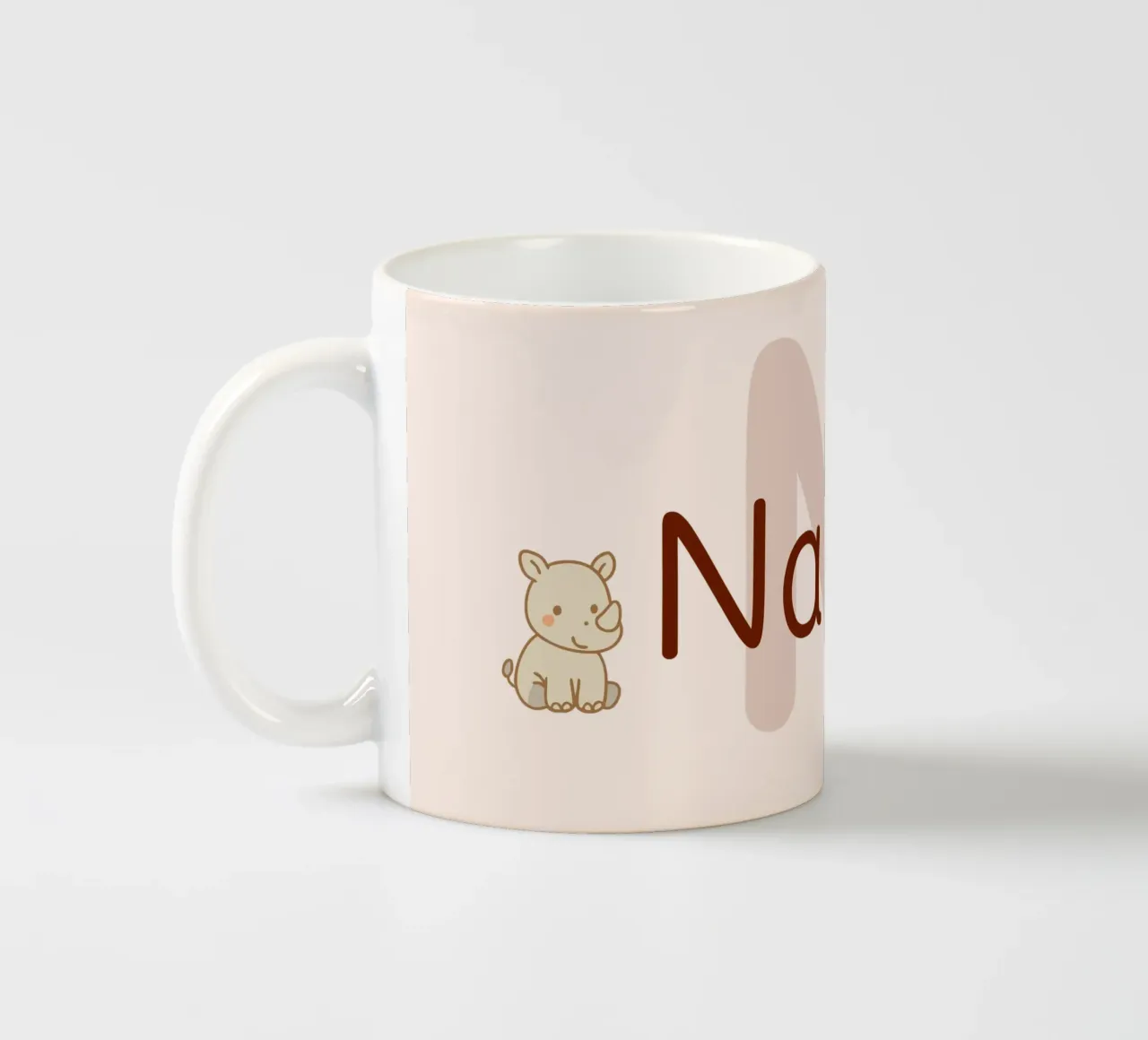 ABC - Alphabet Tiere Keramik Tasse von Personalizable Designs