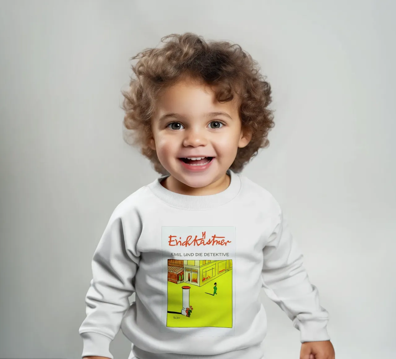 Erich Kästner felpa neonato da Little Flourishes