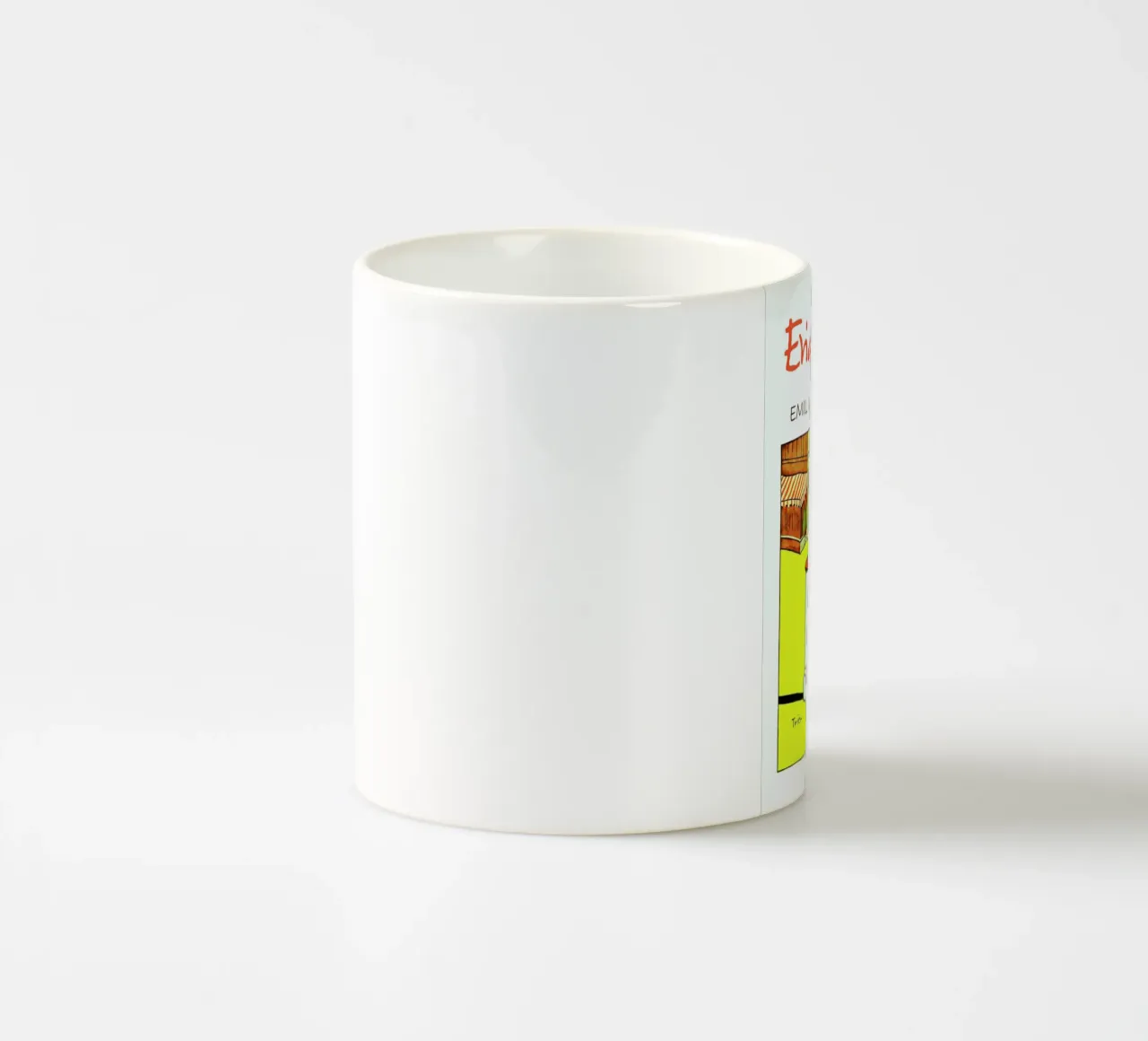 Erich Kästner tazza in ceramica da Little Flourishes