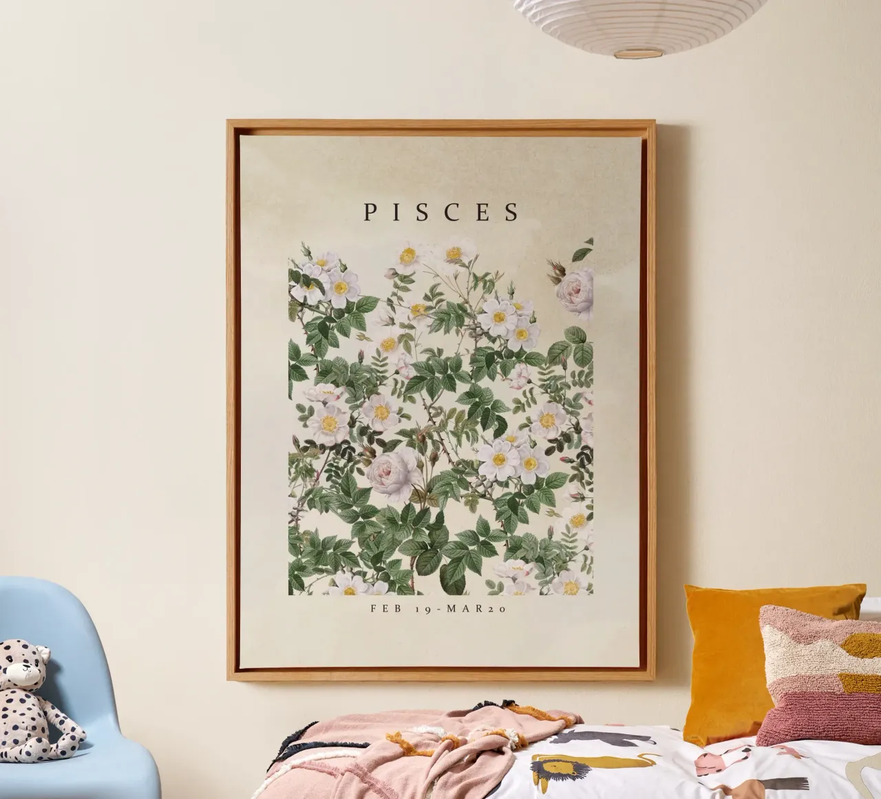 PISCES tela con Cornice a cassetta da burcukorkmazyurek