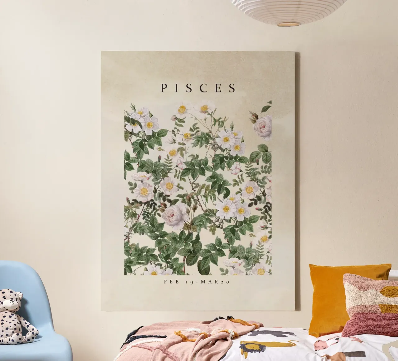 PISCES tela con Cornice a cassetta da burcukorkmazyurek