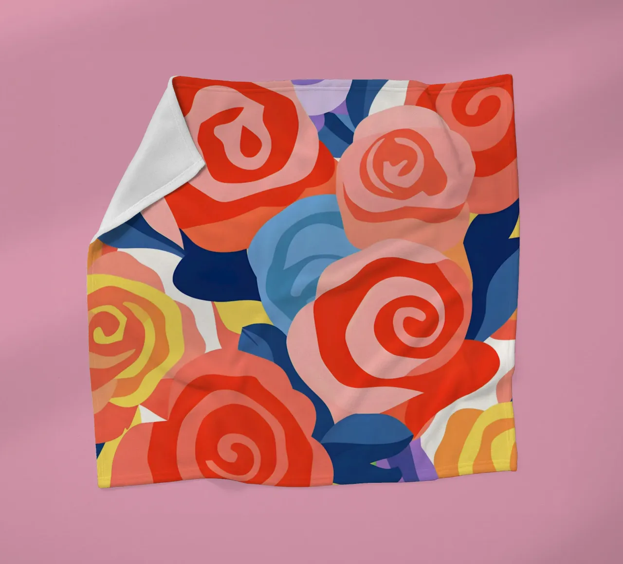 Roses fleece blanket by LisaArtes