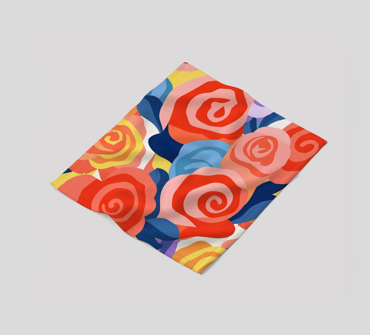 Roses fleece blanket by LisaArtes