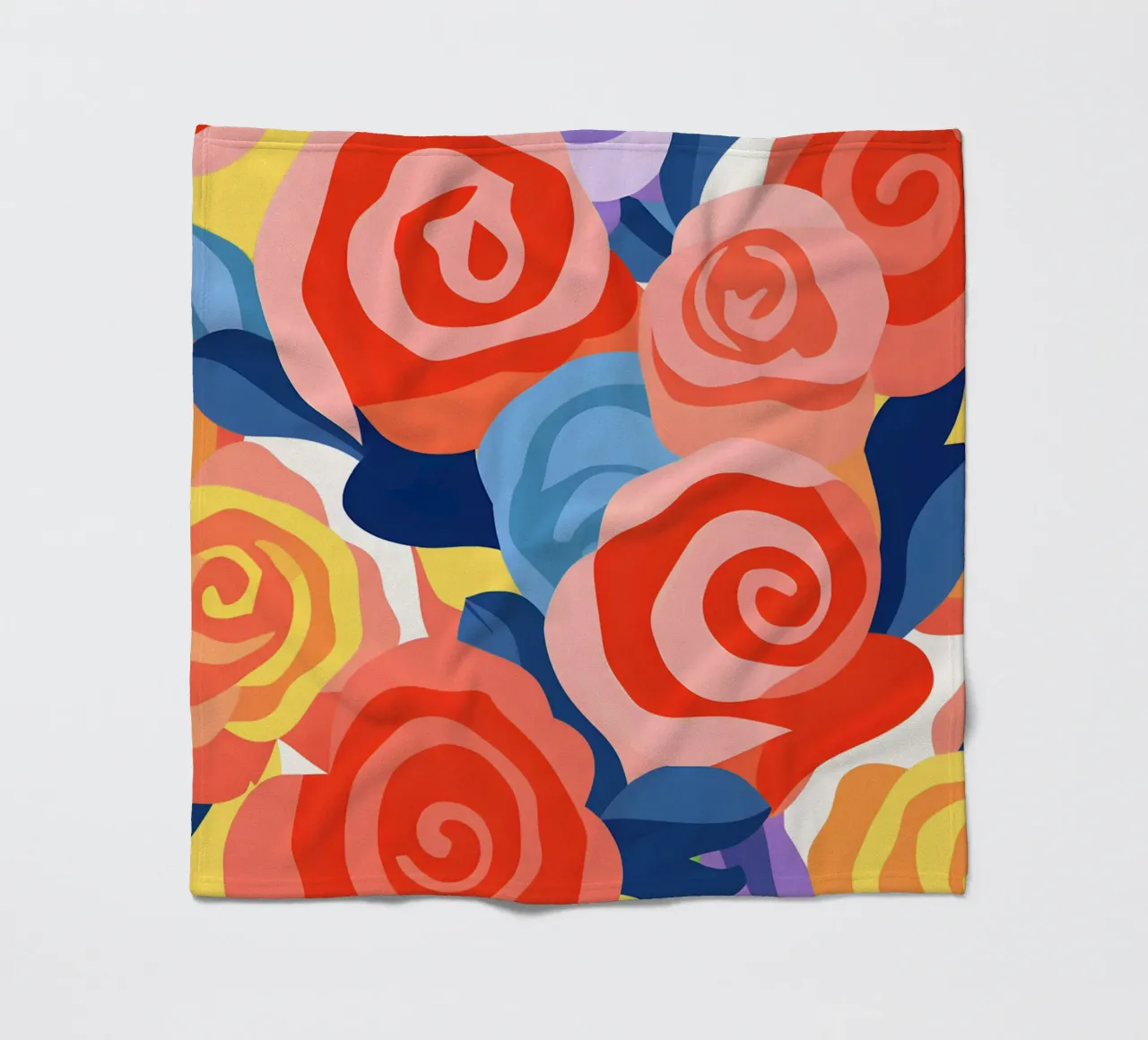 Roses fleece blanket by LisaArtes
