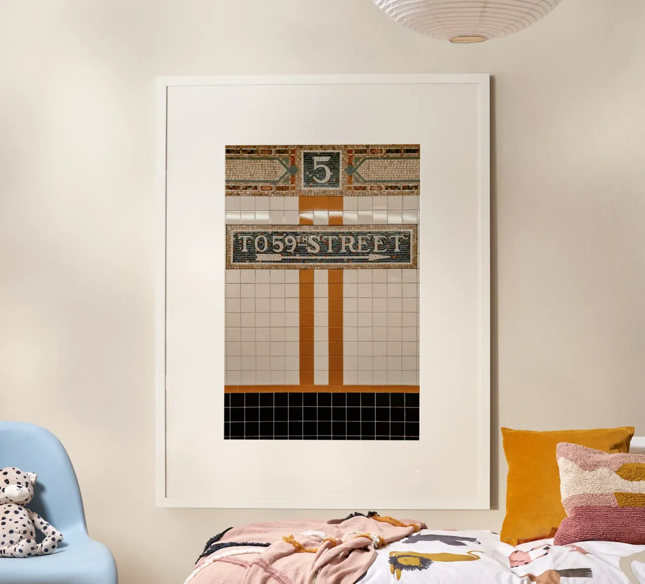 New York no.19 poster con telaio in plastica da Froilein Juno