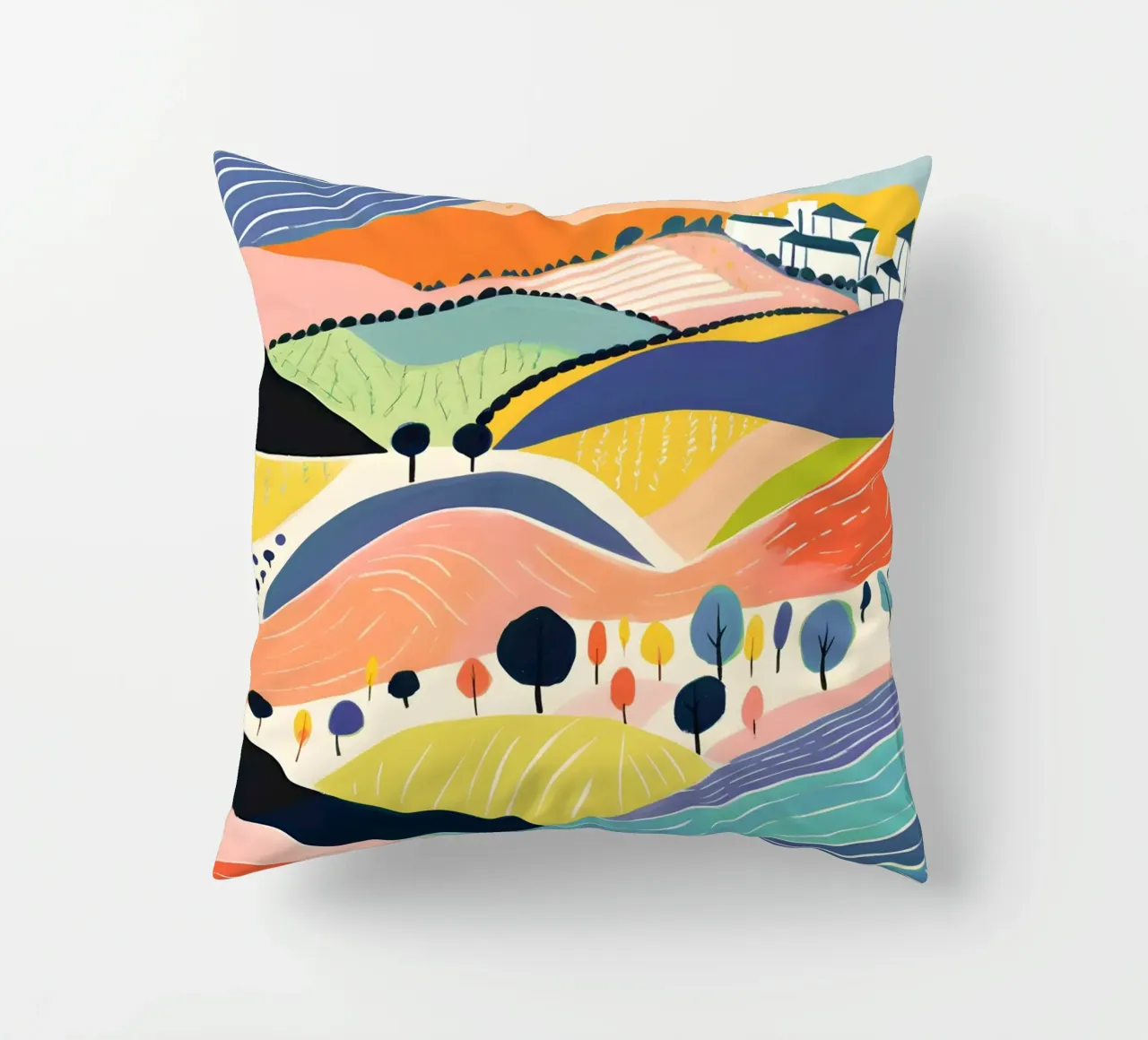 Hills decorative cushion by LisaArtes