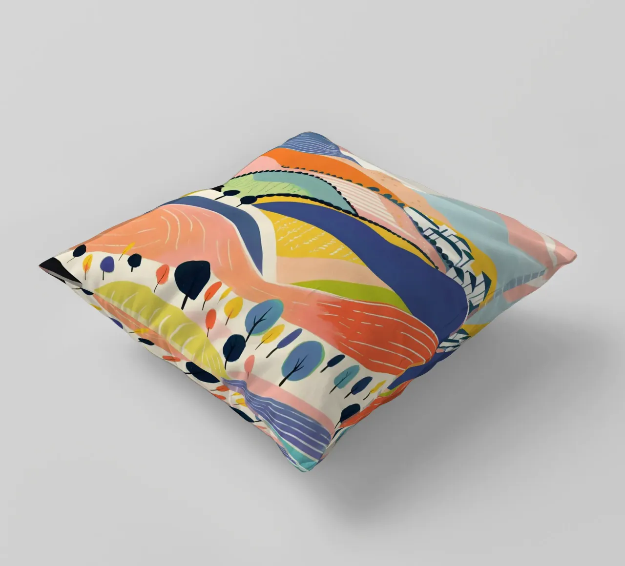 Hills decorative cushion by LisaArtes