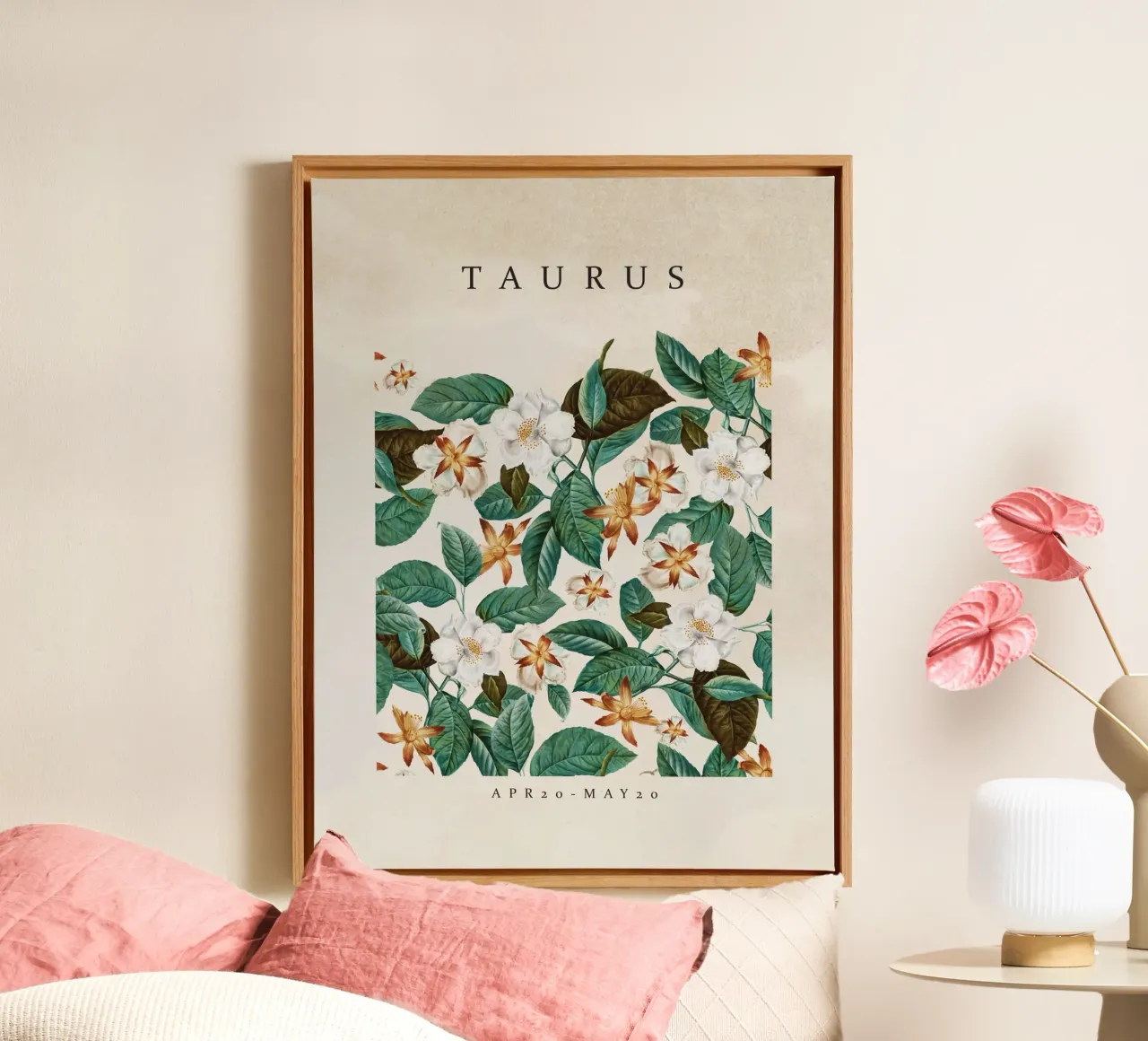 TAURUS canvas met Baklijst van burcukorkmazyurek