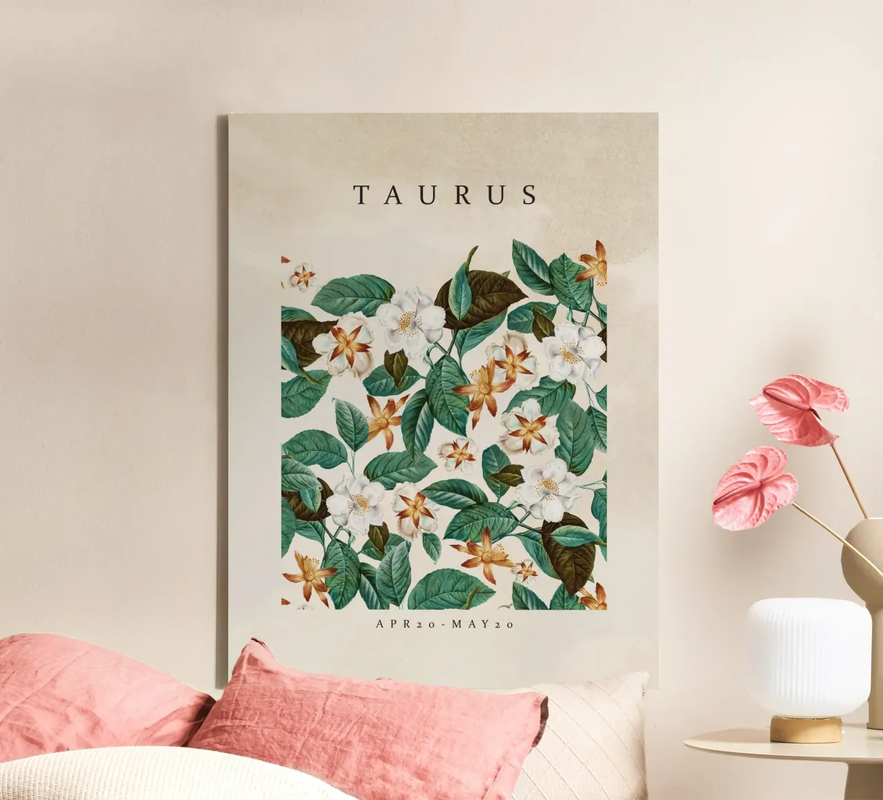 TAURUS canvas met Baklijst van burcukorkmazyurek
