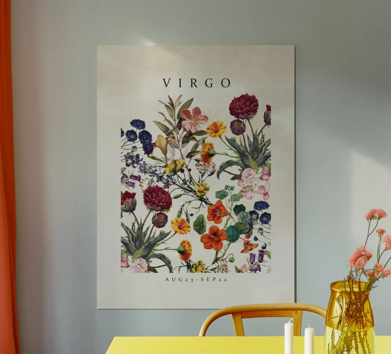 VIRGO poster con telaio in legno da burcukorkmazyurek