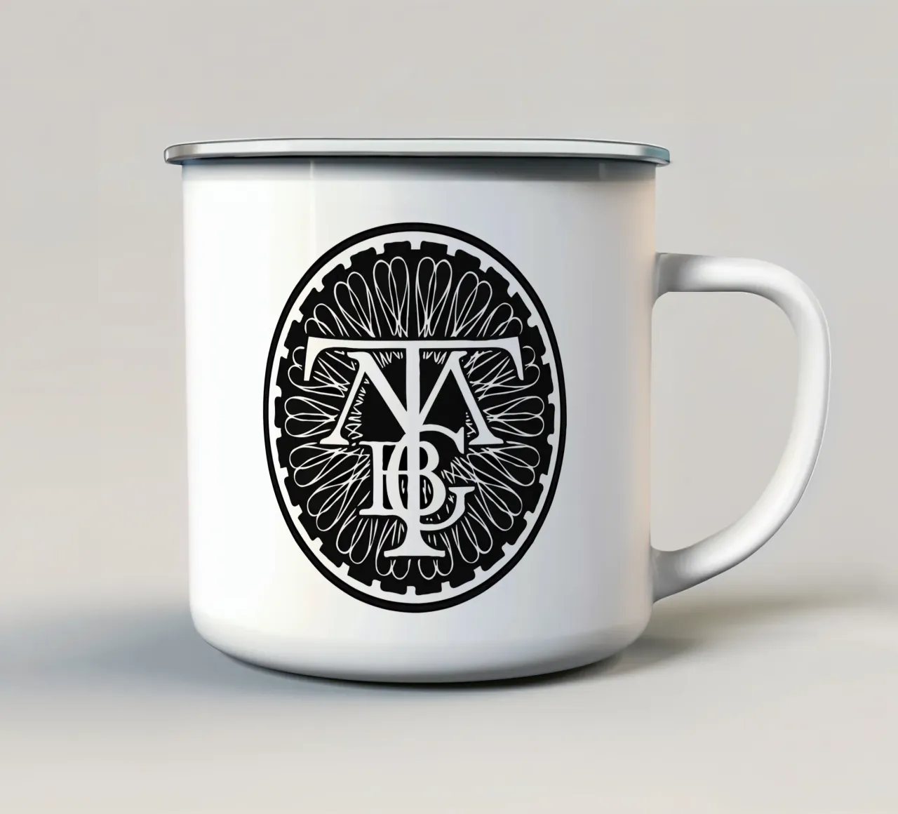They Might Be Giants Circle enamel mug by MR.A