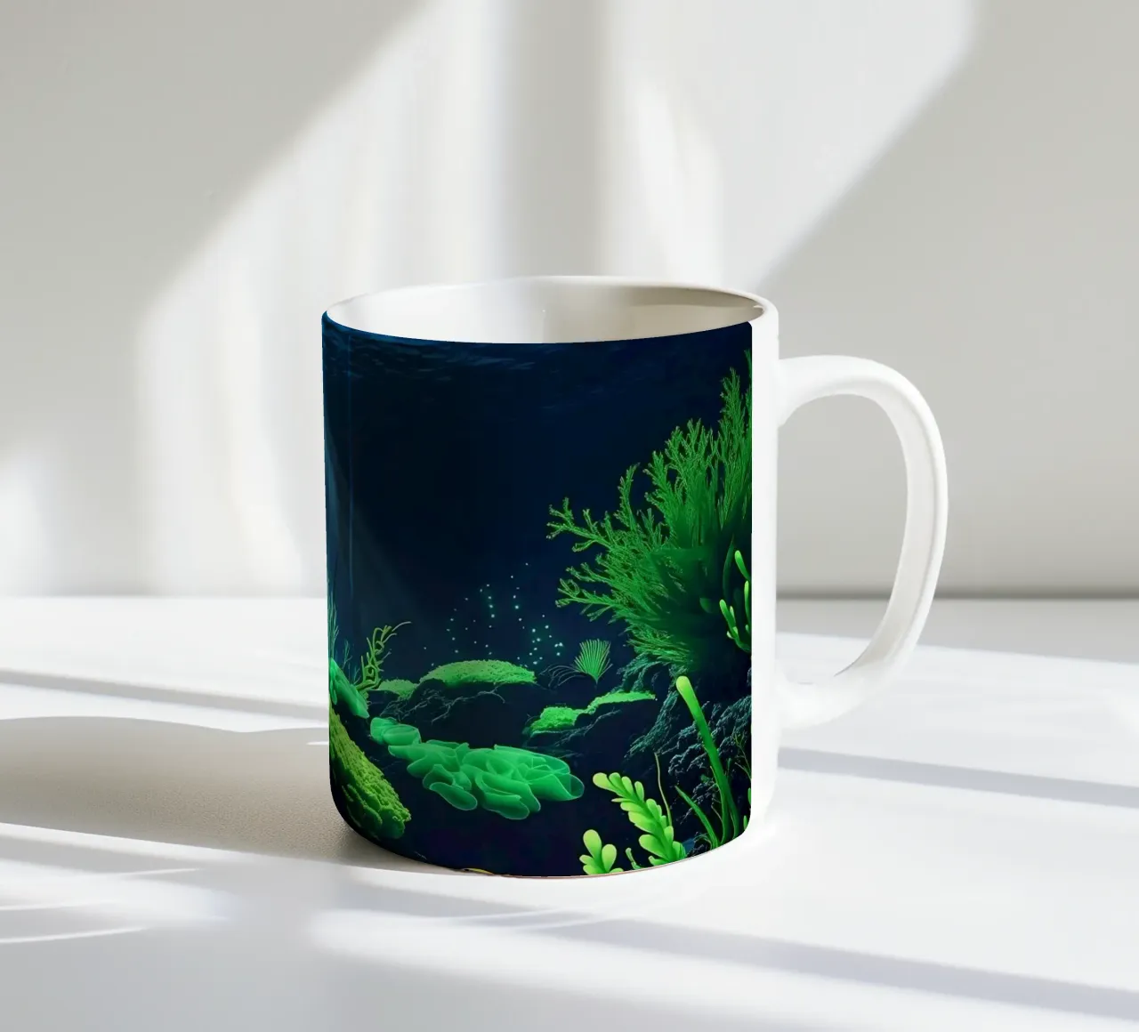 Dolfijn ✦ Stille stroming 🌙 keramische mok van LUMAQUA STUDIO
