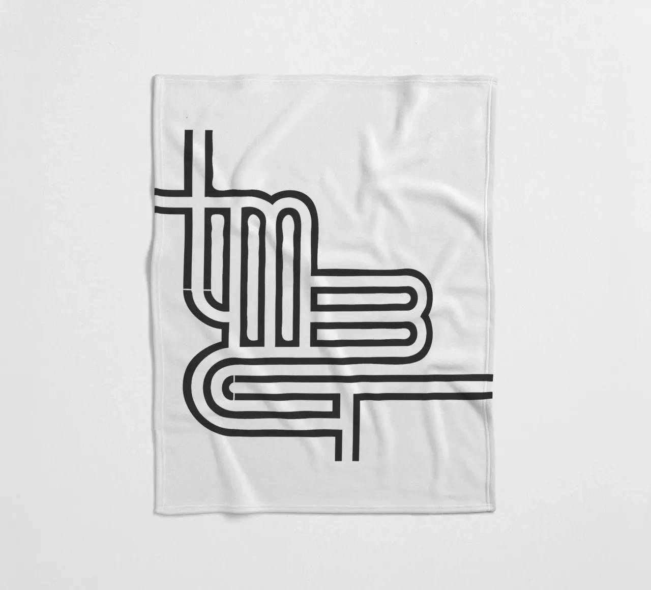 They Might Be Giants Line fleece blanket by MR.A