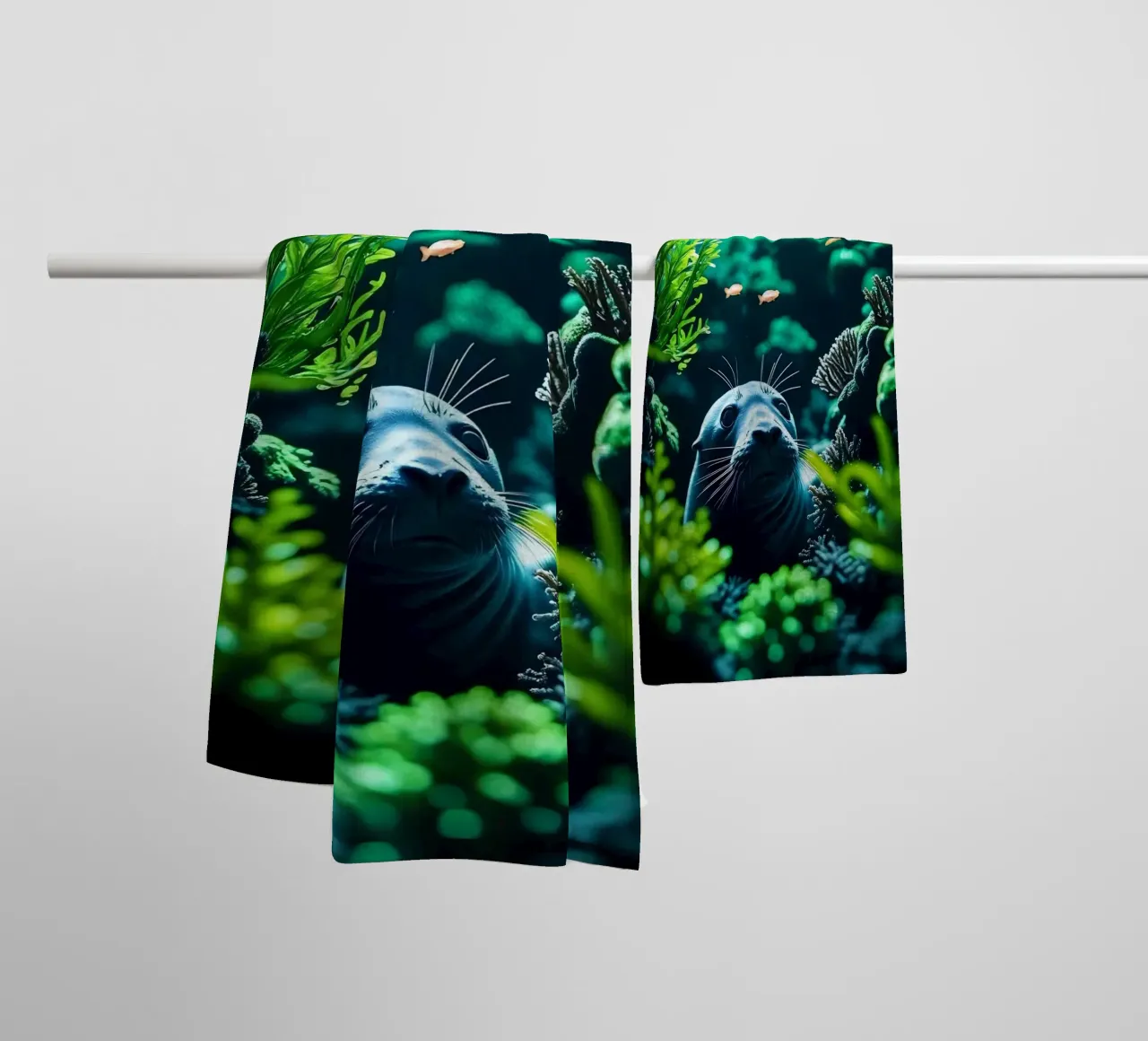 Sigillo ✦ Nascondiglio Glimmer asciugamano da bagno da lumaquastudio