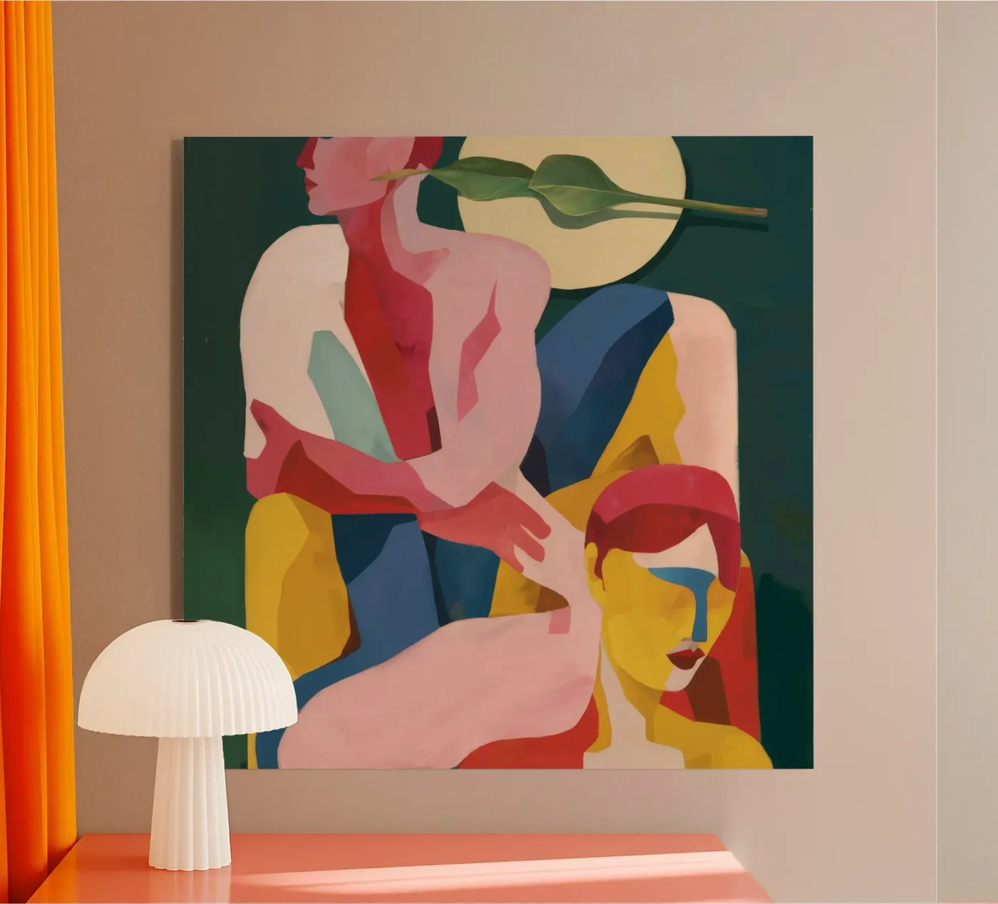 Abstract Embrace Forms plexiglass da Grande Serene