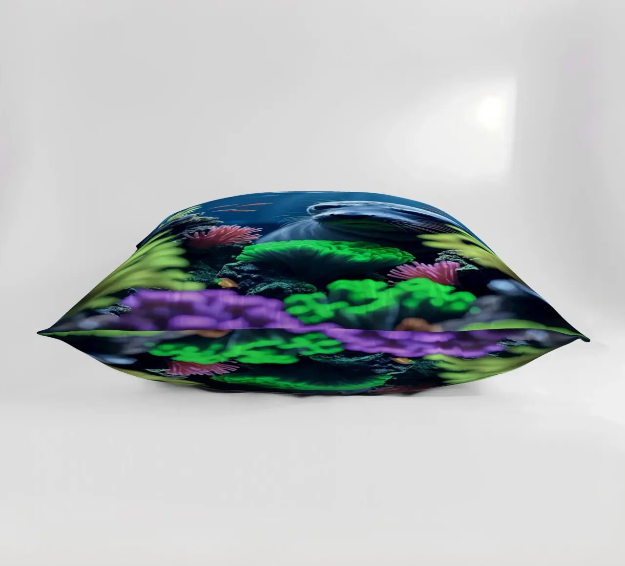 ✨🦭 Seal ✦ Moonlit Reef 🌙 cuscino da LUMAQUA STUDIO