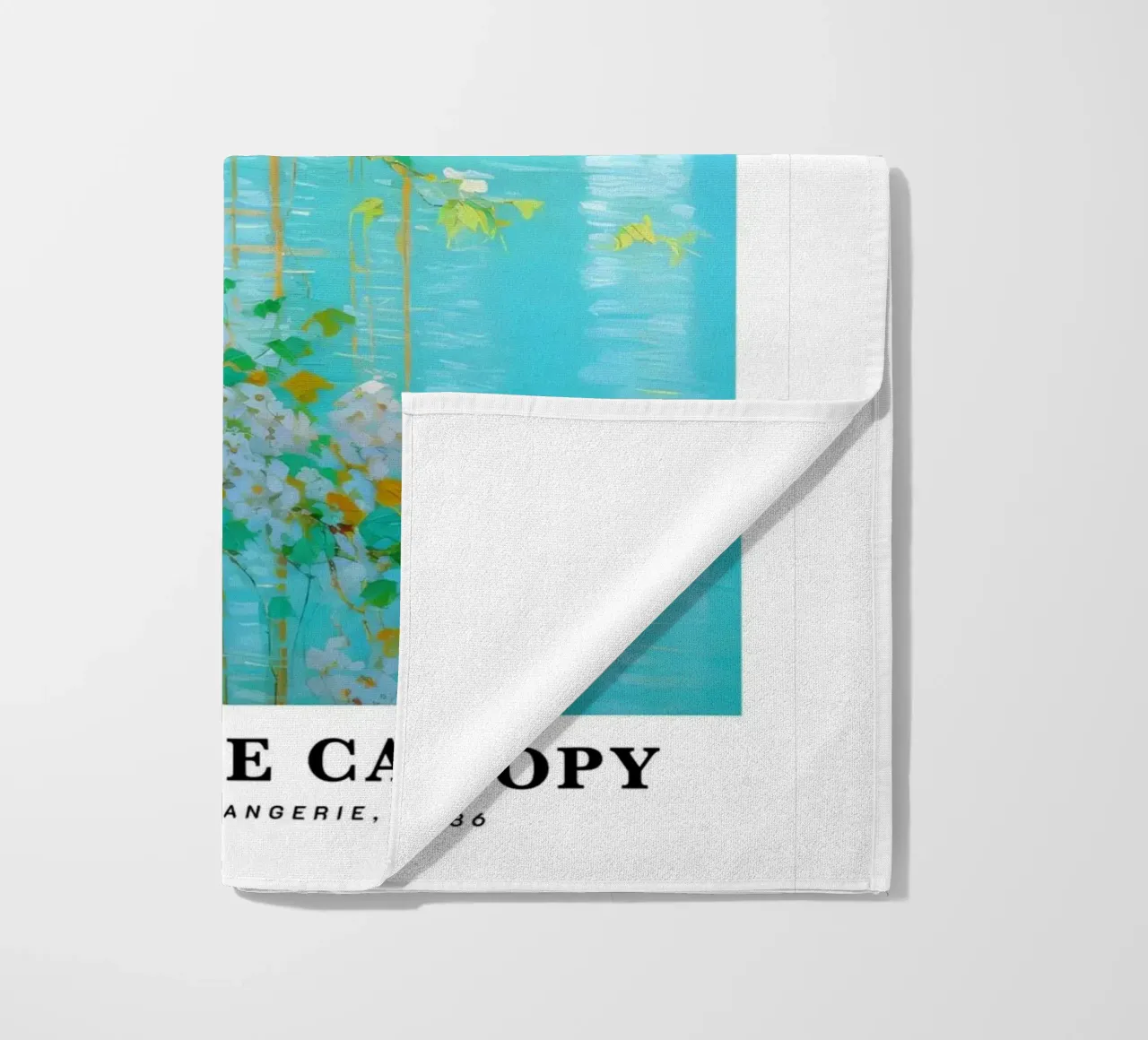 acqua di tranquillità fiore bianco claude monet telo mare da belong shop
