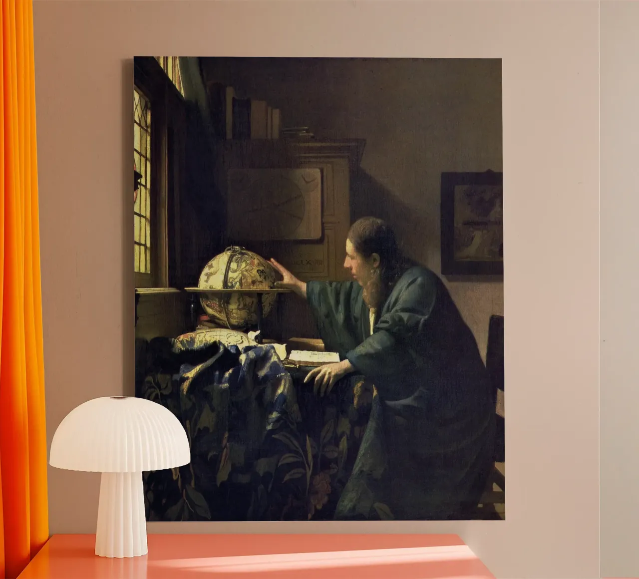 The Astronomer (c. 1668) by Johannes Vermeer canvas by Venus Art