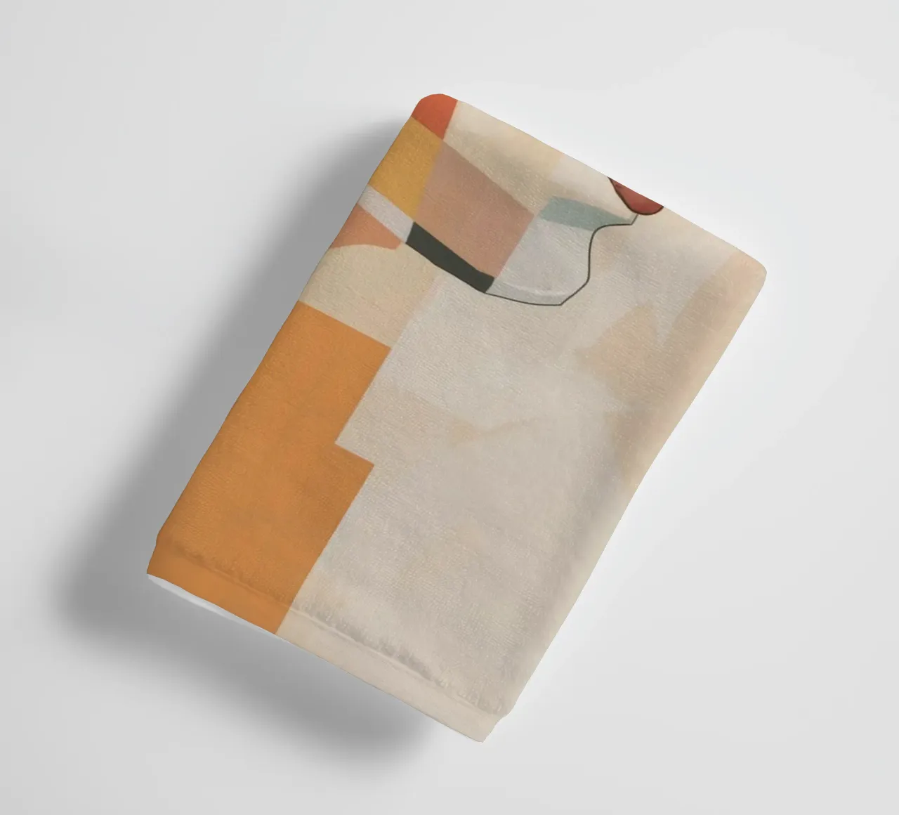 Profilo cubista Serenity asciugamano da bagno da Grande Serene
