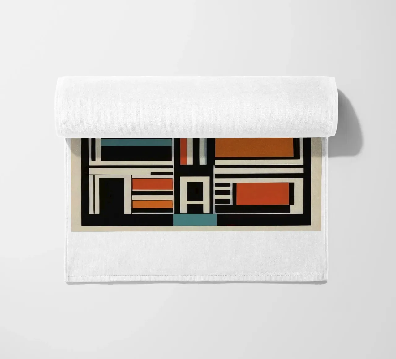 Bauhaus beach towel by Brooke