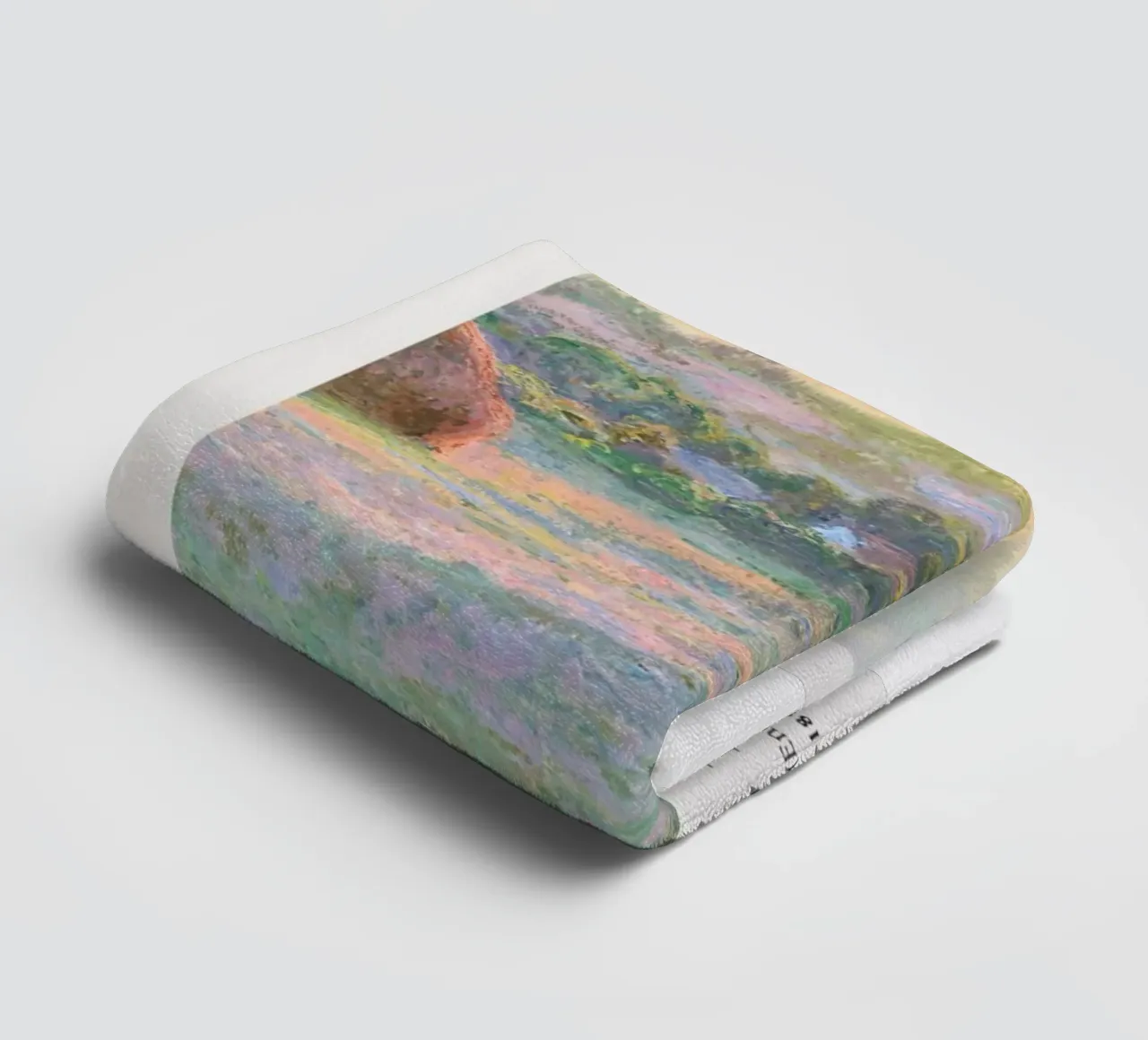 scena di fattoria di grano in campagna claude monet asciugamano da bagno da belong shop