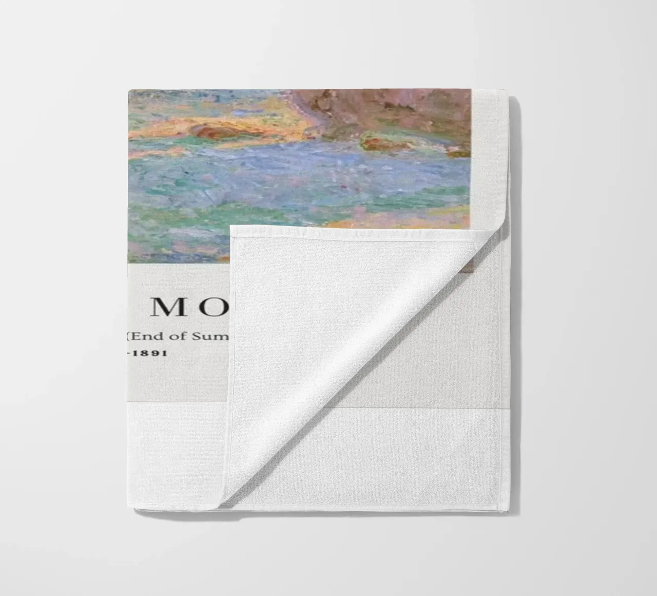scena di fattoria di grano in campagna claude monet telo mare da belong shop