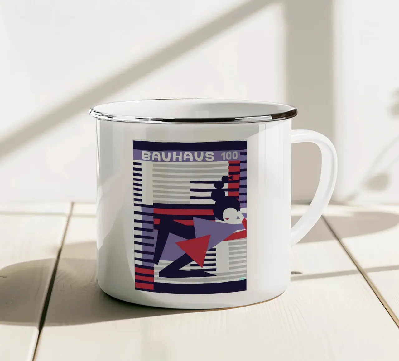 Bauhaus tazza in smalto da Brooke