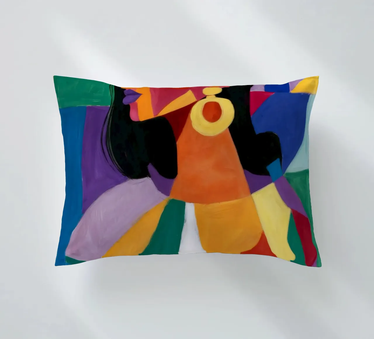 Radiosa regina del colorblocking cuscino da Grande Serene