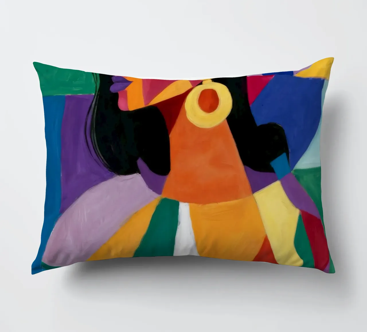 Radiosa regina del colorblocking cuscino da Grande Serene