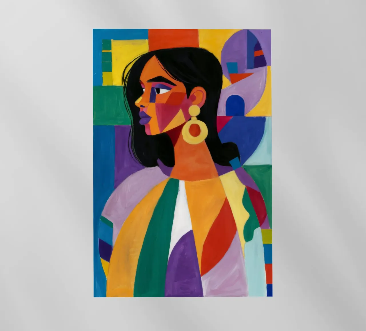 Radiosa regina del colorblocking pellicola backlit da Grande Serene