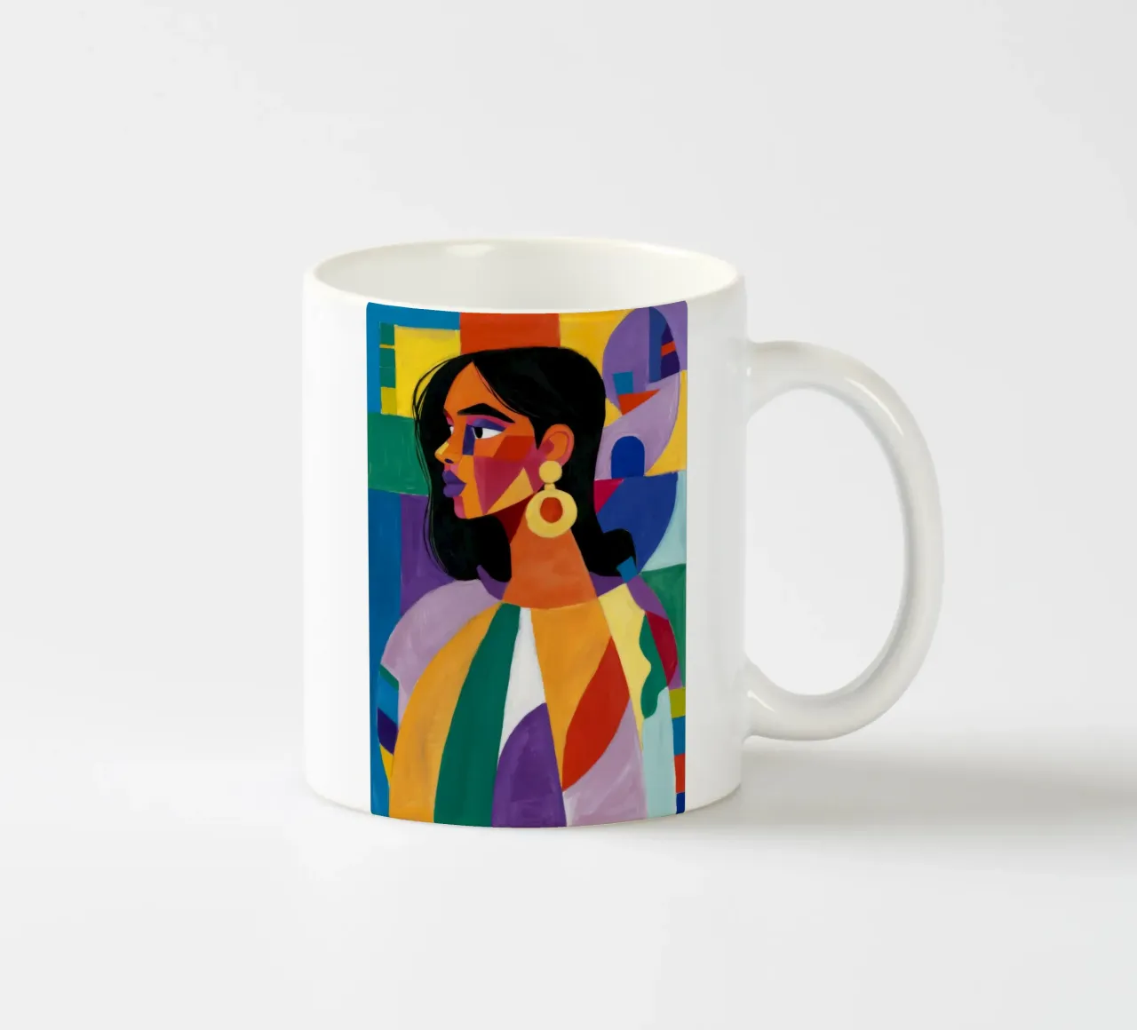 Radiosa regina del colorblocking tazza in ceramica da Grande Serene