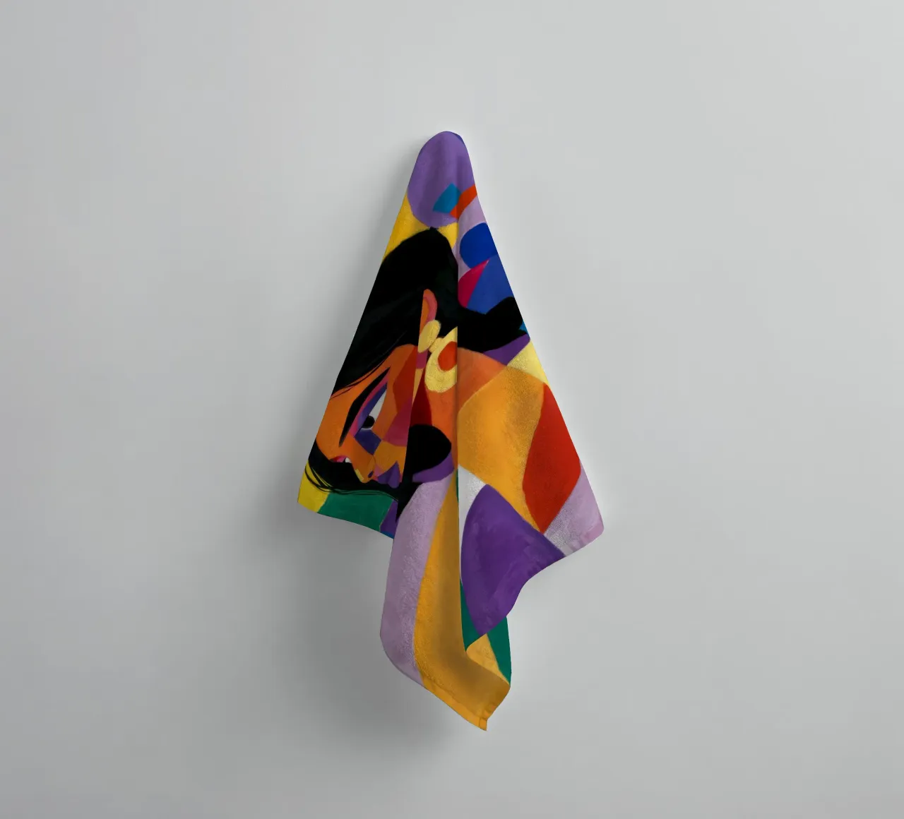 Radiosa regina del colorblocking asciugamano da bagno da Grande Serene