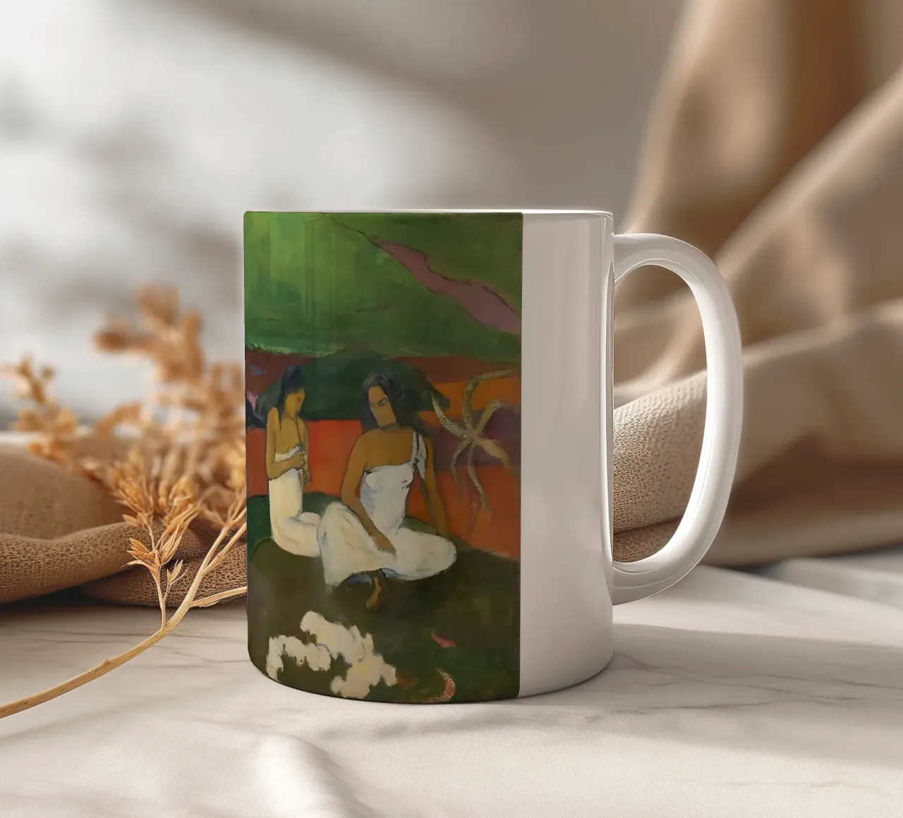 Il fiume di Paul Gauguin tazza in ceramica da tokovictory