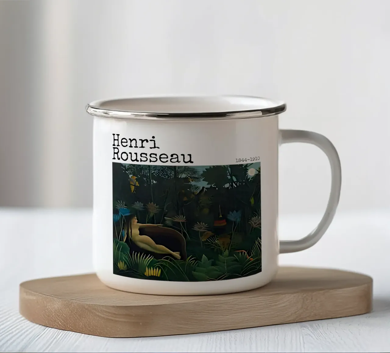 Il sogno di Henri Rousseau tazza in smalto da tokovictory