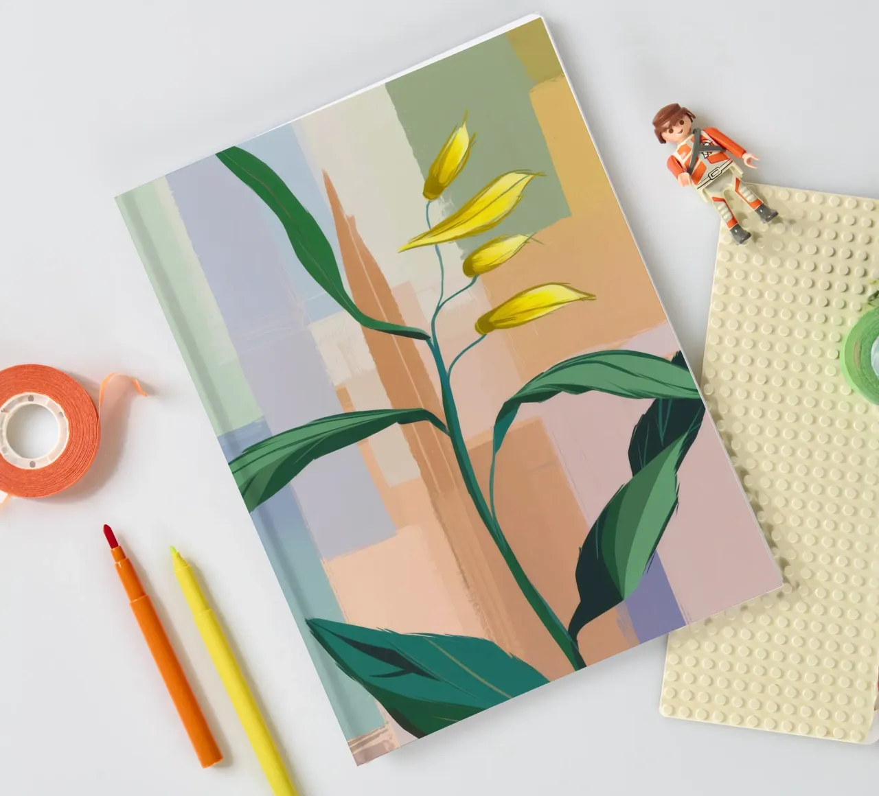 Elegant Botanical Simplicity notebook by Grande Serene