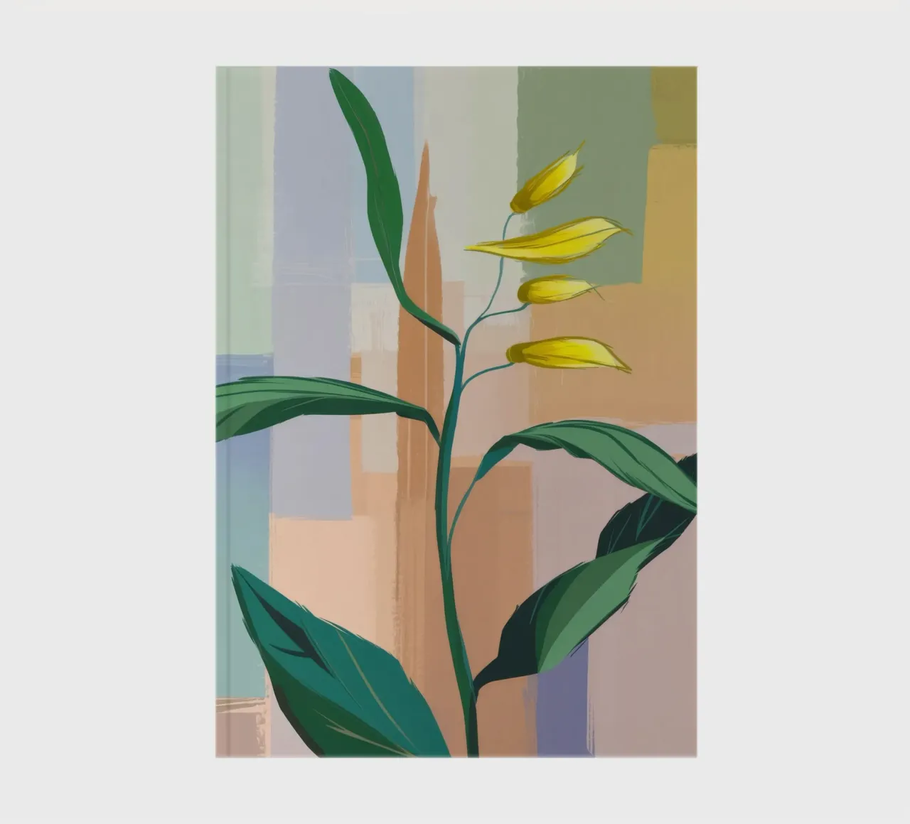 Elegant Botanical Simplicity notebook by Grande Serene
