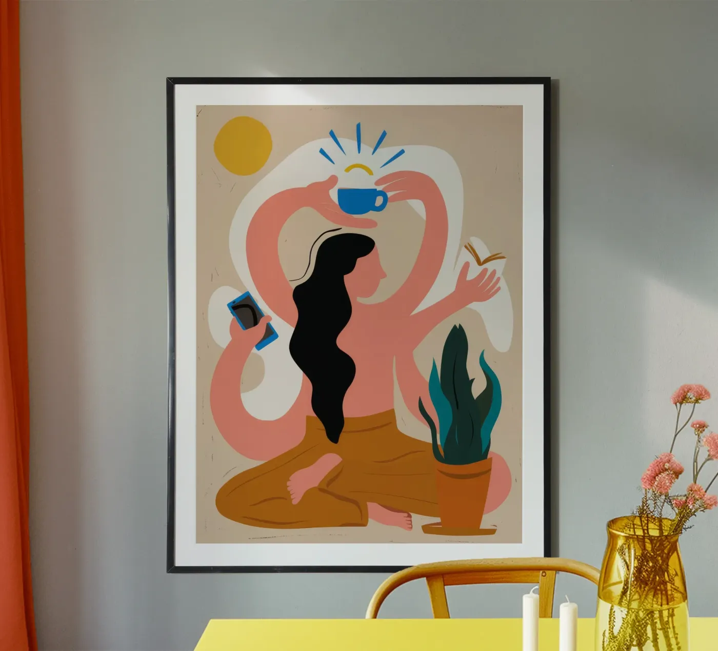 Rituale del caffè Dea poster da Grande Serene