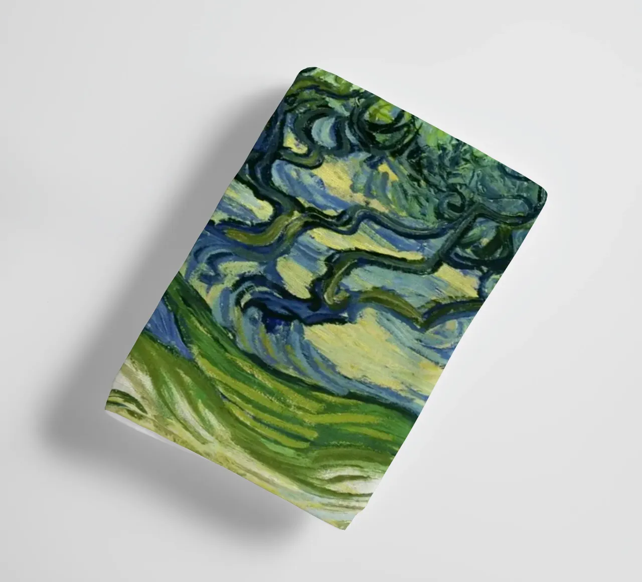 Olive Trees with the Alpilles in the Background (1889 towel by Classic Art Prints