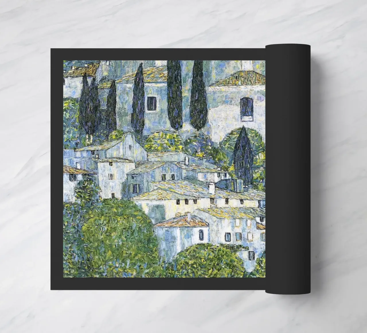 Chiesa di Cassone (1913) di Gustav Klimt zerbino da Classic Art Prints