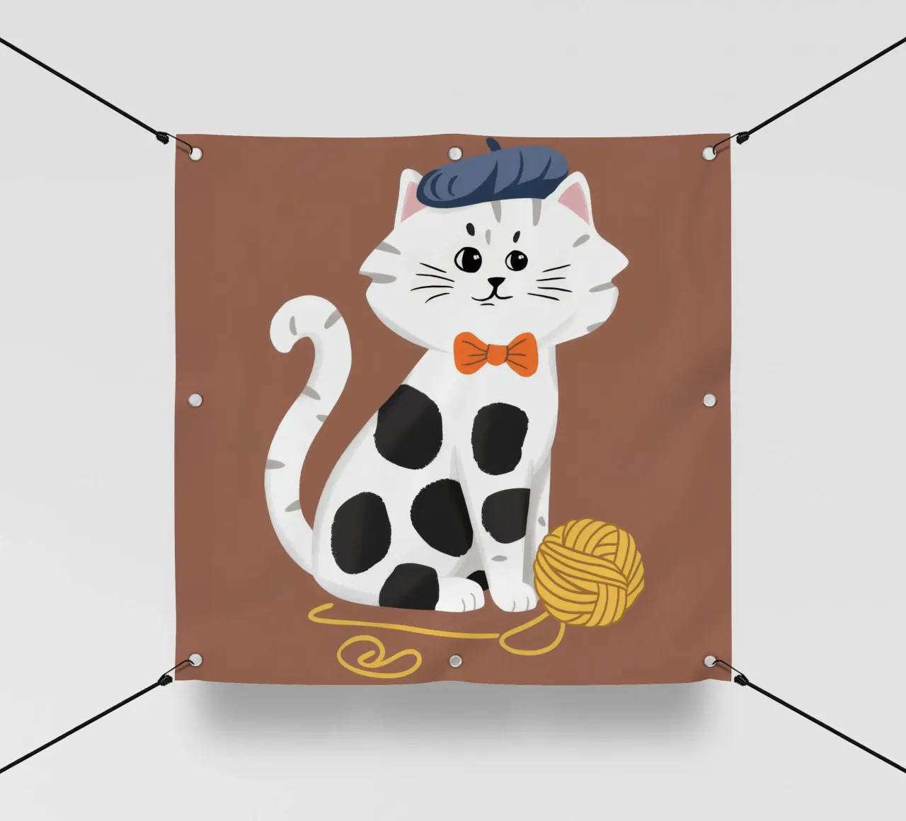 Filato Dapper Cat telo in pvc da Grande Serene