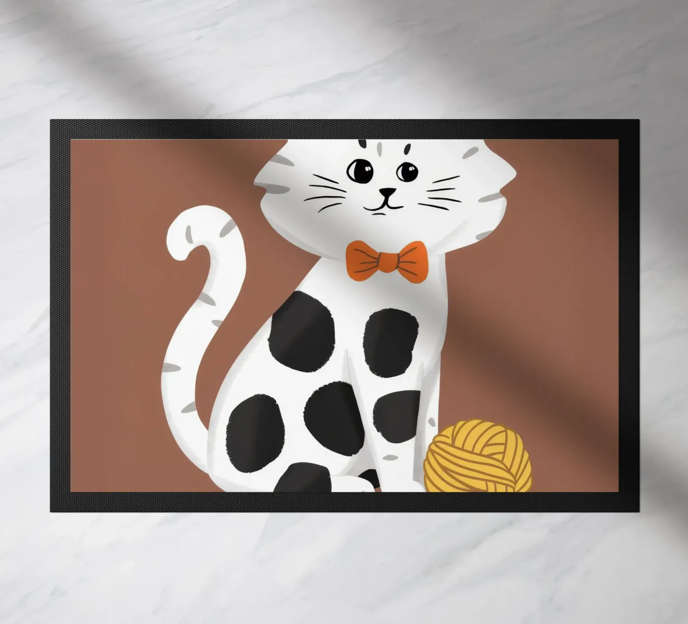 Dapper-Katzen-Garn Fußmatte von Grande Serene